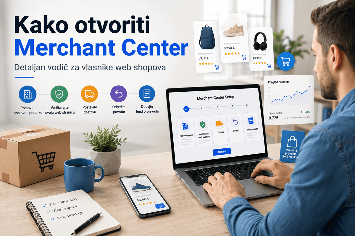 Kako otvoriti Google Merchant Center